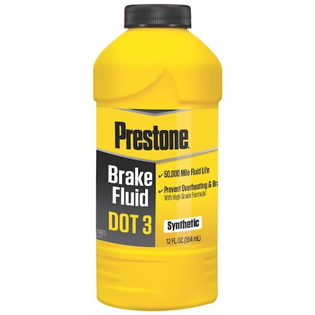 Prestone Prestone DOT 3 Brake Fluid 12 oz AS400Y